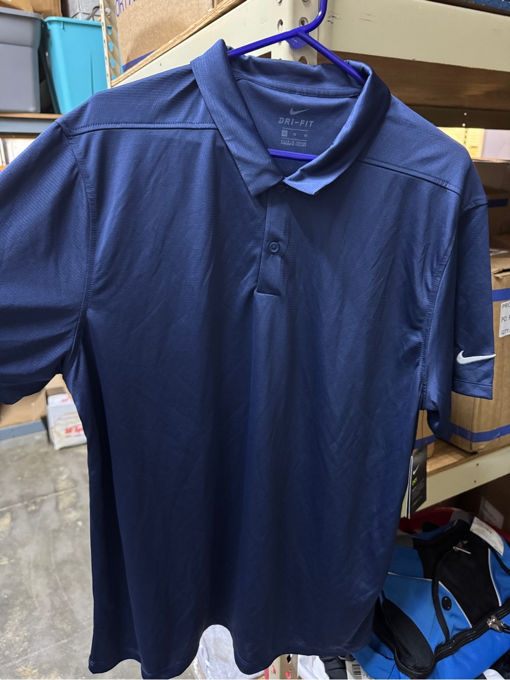 Nike Dri-FIT Men’s Polo Shirt - Navy Blue